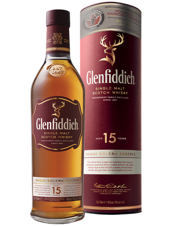 Glenfiddich Solera Reserve 15 Year Old Scotch